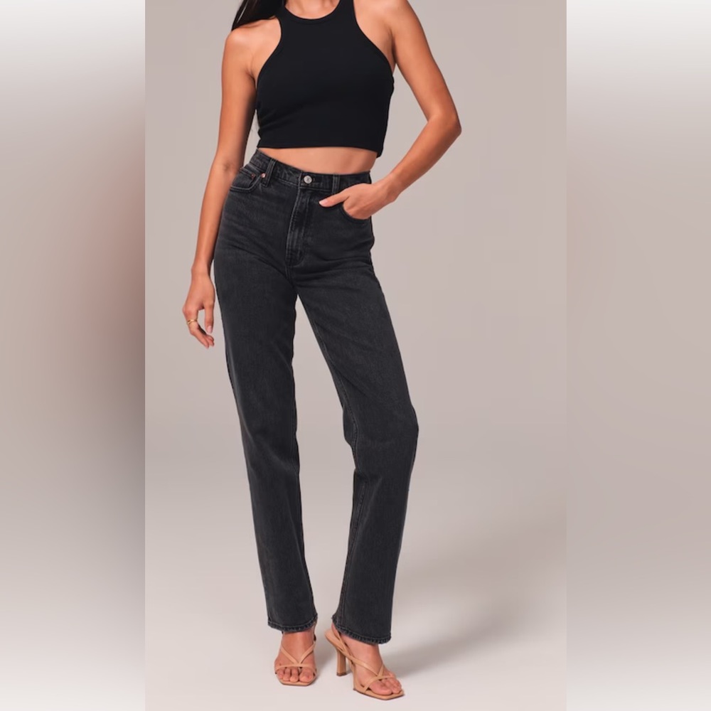 Ultra 90s high rise black jean